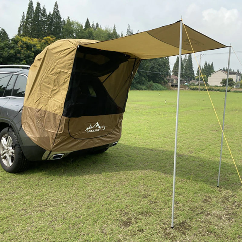 Cheap Goat Tents LADUTA Car Trunk Tent Sunshade Rainproof Tailgate Shade Awning Tent for Car Self Driving Tour Barbecue Outdoor Camping Tents 